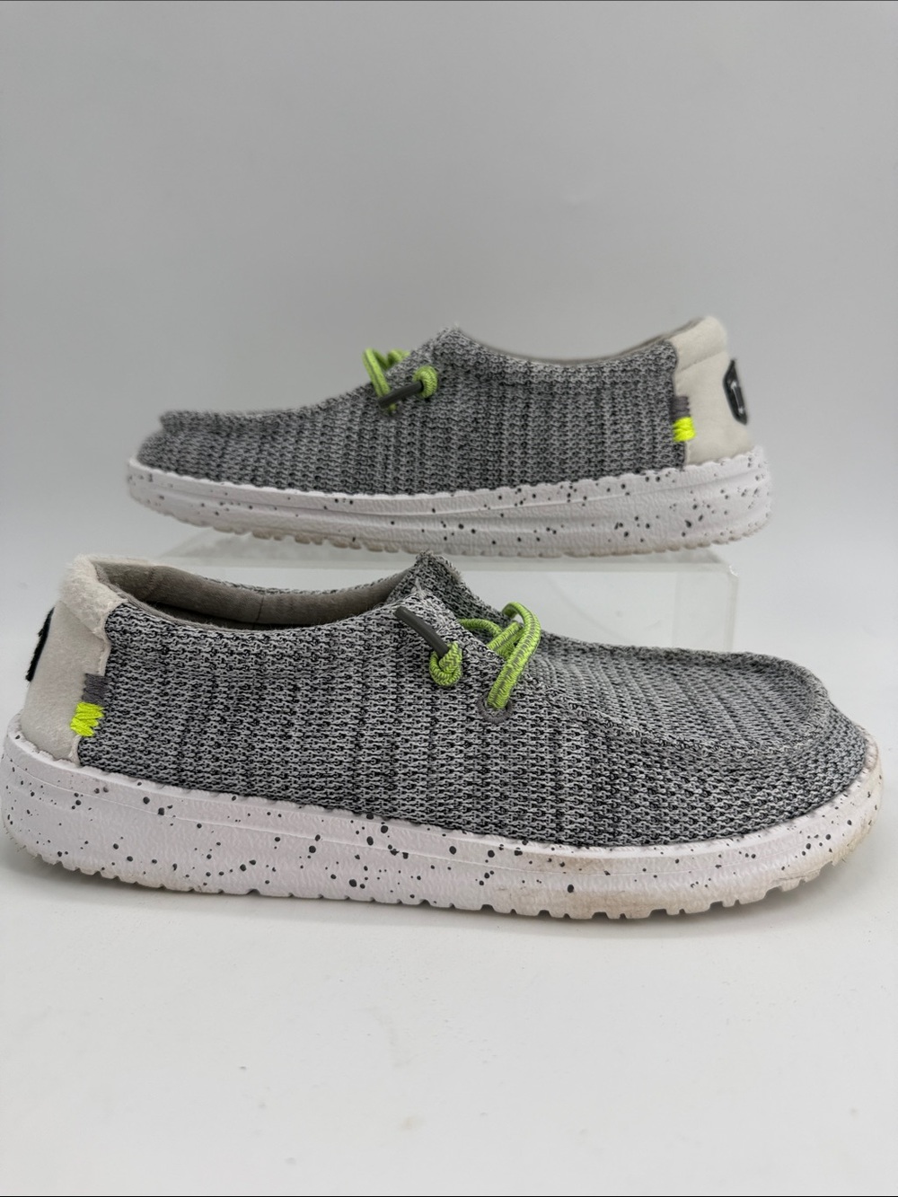 Hey Dude Boys' Sox Stone Slip On Wally Youth Loafer Shoe - Size YT3